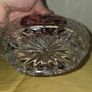 Vintage Hofbauer Red Bird Crystal Basket Image 10