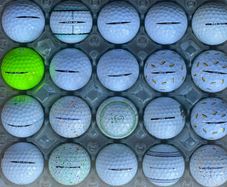 20 used mixed Vice golf balls