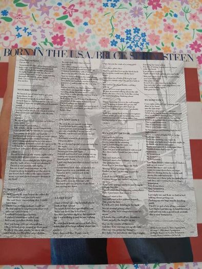 Bruce springsteen born in the usa vinyl, rare irish pressing