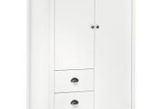 _2-Door Wardrobe Hill Range White 99x45x137 cm Solid Pine Wood