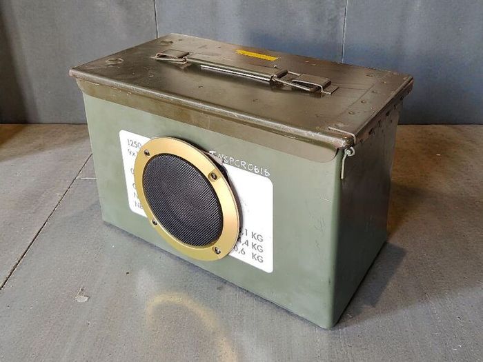 Vintage Military Ammo Box Bluetooth Speaker