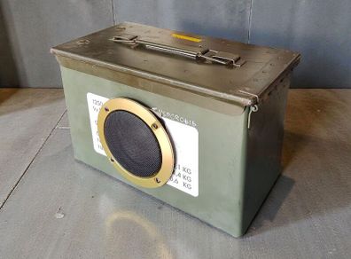 Vintage Military Ammo Box Bluetooth Speaker