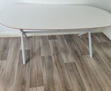 Oval White Dining Table 4 To 6 Seats