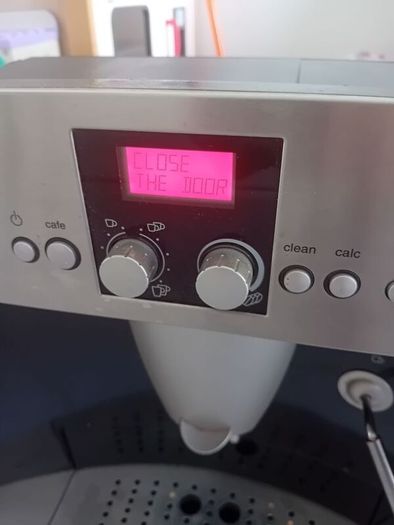 Bosch integrated coffee machine