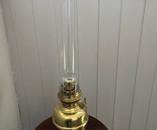 Vintage Brass Oil Lamp