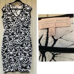 Fenn wright and Manson studio monochrome dress chic vintage