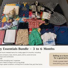 Baby Essentials Bundle 3 -6 months - Relocation quick SALE