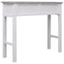 Console Table Grey 90x30x77 cm Wood Image 5