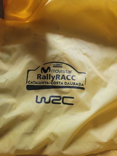 WRC Rally RallyRACC Jacket Yellow Windbreaker Raincoat Mens Size XL