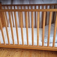 Premium Wooden Cot & Mattress