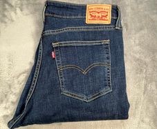 Levis 721 Ladies Jeans High Rise Skinny Blue Stretch Denim SIZE W34 L29