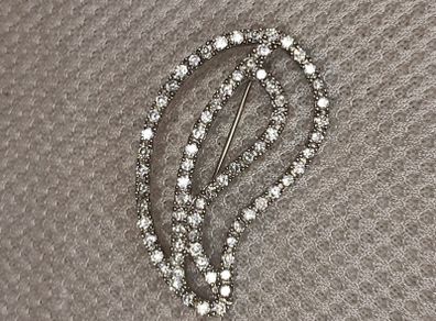 BLJ sterling silver brooch