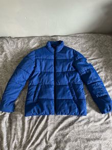 Jack & Jones Originals Blue Puffer Jacket