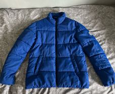 Jack & Jones Originals Blue Puffer Jacket