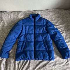 Jack & Jones Originals Blue Puffer Jacket