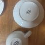 Denby White 8oz Cappuccino Coffee Cups and Saucers,  Set of 4 Image 4