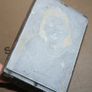Vintage Metal Printing Plate on Wood Block Photo Negative  Women Image 4