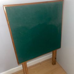 Folding card table