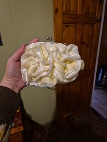White/Cream Wedding White dress Purse