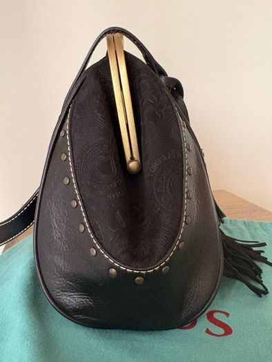 TOUS Black Leather Frame Bag  As New