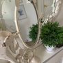 Shabby Chic Tall Mirror on Swivel Stand Image 5