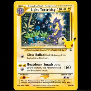 Light Toxtricity SWSH137 Black Star Promo Pokemon Card Celebrations 25th