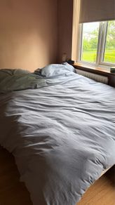 double bed with mattress