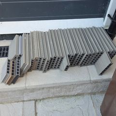 Composite decking off-cuts as Frame Supports