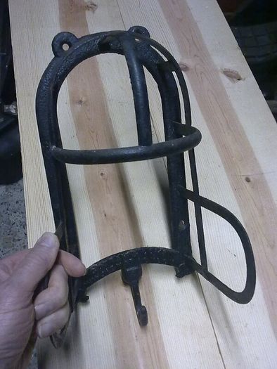 Old wall mounted stable harness holder