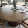Walnut Round Dining table Image 3
