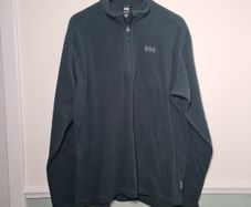 Mens Helly Hansen Polartec Fleece Top Quarter Zip Green Size Xxl Double Extra Large