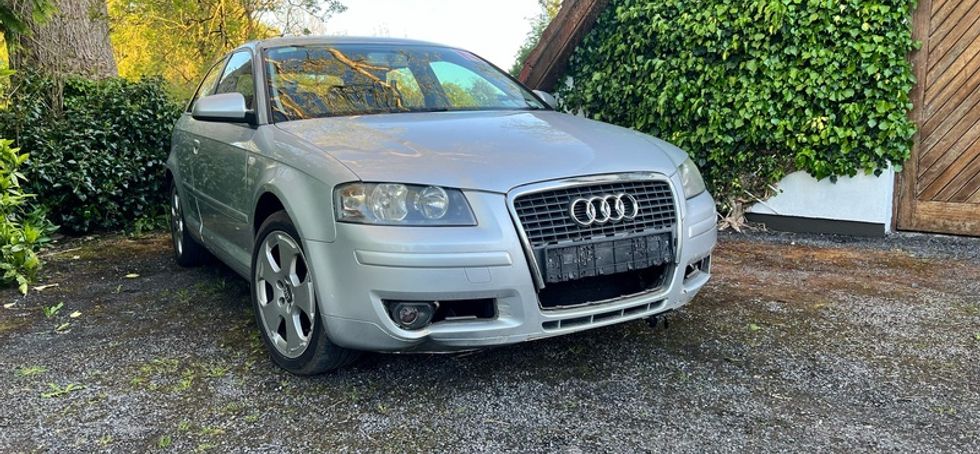 2006 Audi A3 damaged front end
