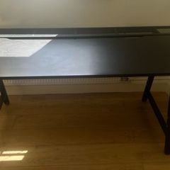 UTESPELARE Large Gaming desk, black