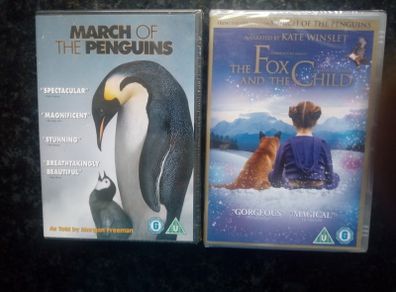 March Of The Penguins & The Fox And The Child New And Sealed Dvd