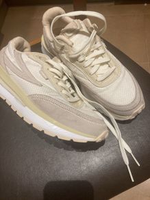 Fila Cream Trainers - Leather , Textile , Synthetic Uppers - Size 38.5 - EU 5