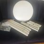 Round white ikea coffee table Image 7