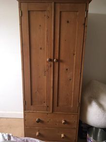 Wooden wardrobe