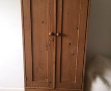 Wooden wardrobe