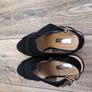 Black peep toe shoes Image 2