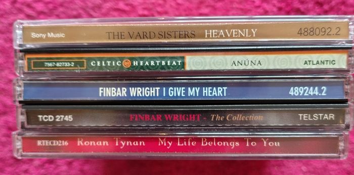 5 CDs.  The Vard Sisters, Anuna, Finbar Wright, Ronan Tynan