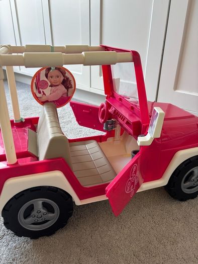 Our generation pink Jeep