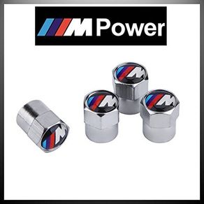 BMW M SPORT Logo Dust Caps Tyre Valve Wheels M3 M5 M6 M Tec