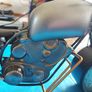 Ornamental Clock in the shape of a Motorcycle, from the Ashford Collection, working perfect and in excellent as new condition Image 3