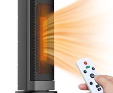 FREE 3 DAY SHIPPING 2000W Electric Heater Energy Efficient, Electric Fan Heater with 3 Modes, Low Energy ECO Mode, Ambient Temperature Display