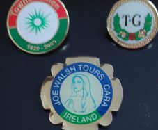 3 Vintage Irish lapel pins