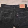 Levis 501 Straight Leg Jeans Mens W32 L33 Image 5