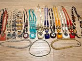 CLEARANCE 44pcs necklaces bone plastic metal all new plus 34 bracelets