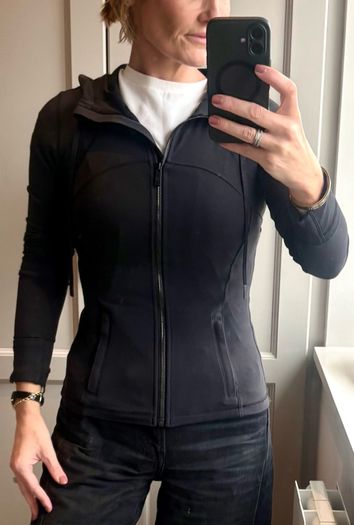Beautiful Black Lululemon Hooded Define Jacket
