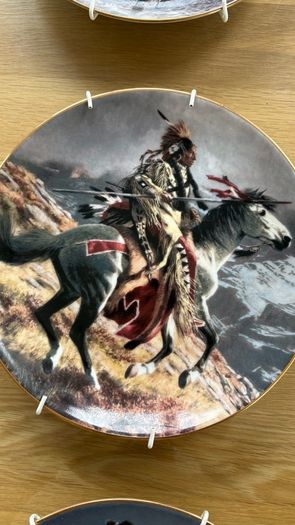 6 Franklin Mint limited edition collector plates