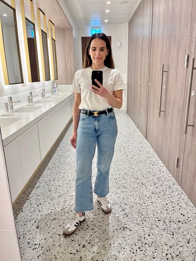Cropped Flare Jeans Bershka
